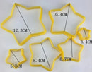 Conjunto Moldes de árvore de Natal 3D - 6 Peças